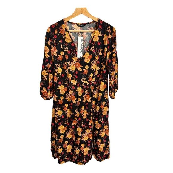 Bloomchic Floral Long Sleeve Dress - Picture 2 of 7